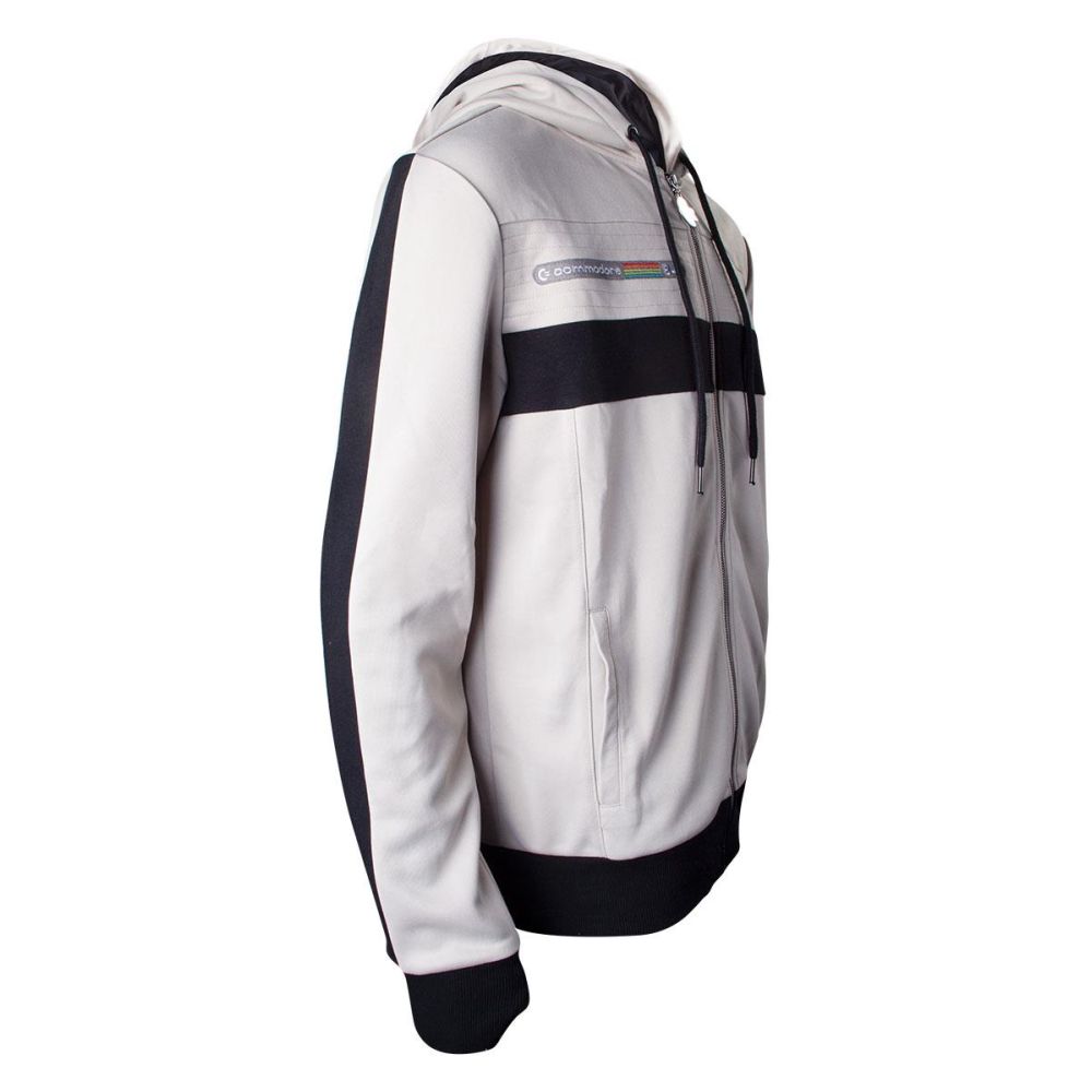 Commodore 64 - Console Veste zip à capuche - Blanc